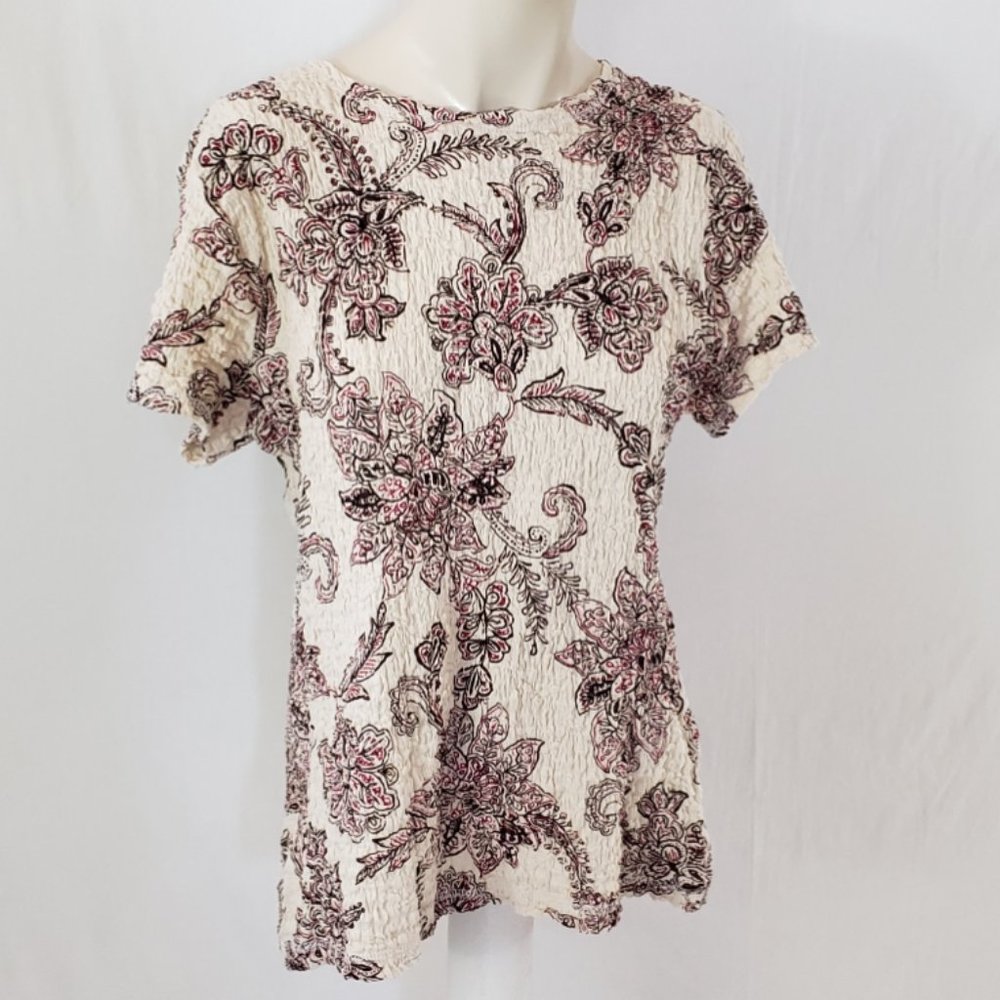 Croft & Barrow Short Sleeve Top Petite M
